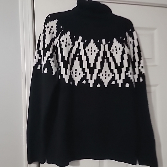 Antonio Melani Claire Fair Isle Cashmere Turtleneck Sweater - Picture 8 of 11